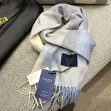 British Classic High Quality Australian Wool 100% Plaid Scarf Men Women Autumn Winter Warm Striped Shawl Wrap Cashmere Blankets