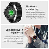 2024 New Bluetooth talk smart watch multi-functional Bluetooth sports waterproof meter step heart rate blood oxygen men's watch