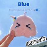 Cute Stars Plush Toy Doll Keychain Funny Squeak Plush Toy Keychain Fluffy Soft Stuffed Toy Bag Pendant Charms Gift For Friends