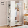 Simple Reinforced Wardrobe With Dust Proof Nonwovens Home Furniture Clothes Storage Rack Thick Steel Pipe Assembly Cabinet