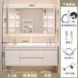 Washbasin Mirror Drawer Wall White Bathroom Cabinets Vanity Luxury Bathroom Cabinets Make Up Organizer Gabinete Room Furniture