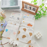 4pcs Baby Towel New Born Items Stuff Soft Muslin Squares Infant Newborn Hand Bath Shower Face Towels Cotton Gauze Baby Washcloth