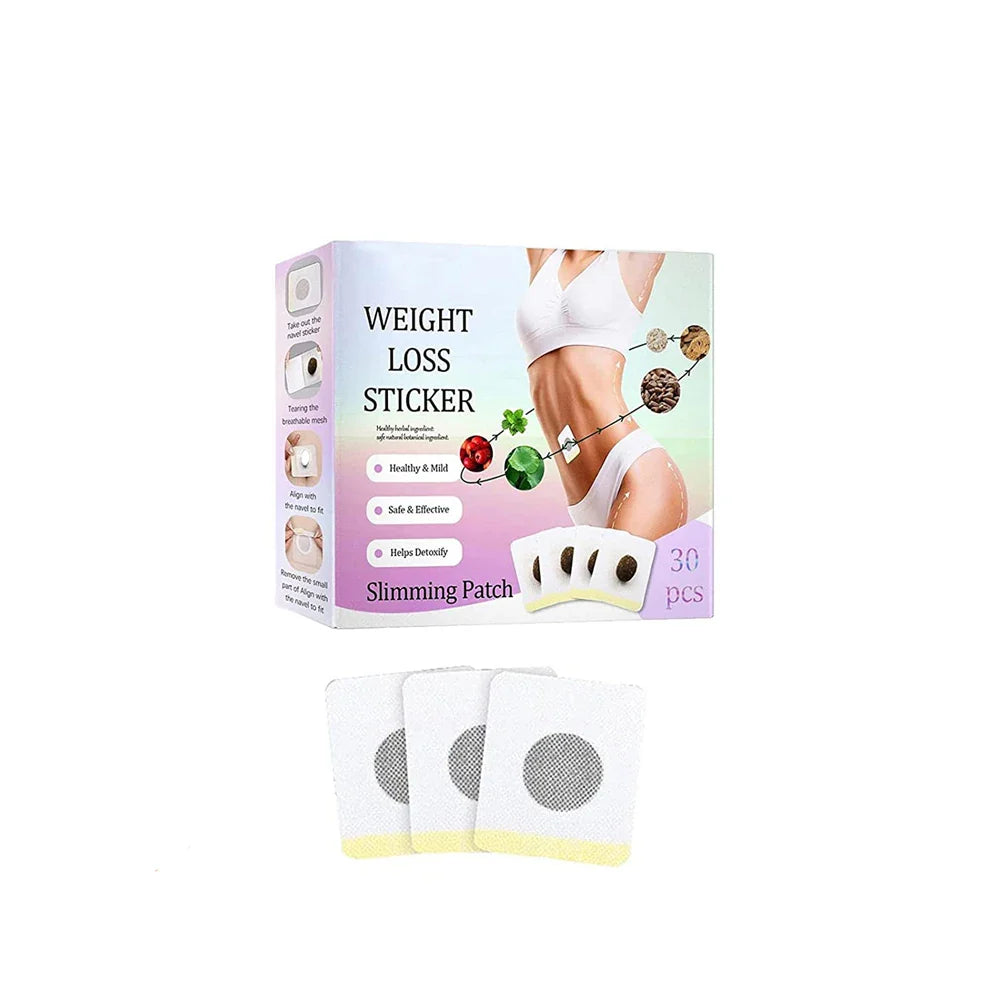 30PCS Fever Paste Slimming Body Sculpting Tight Lazy Person Slimming Energy Paste Fever Navel Paste Health Care