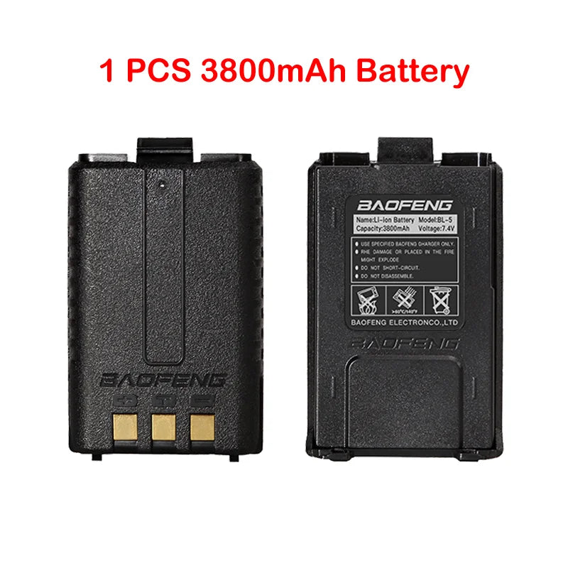 BAOFENG Battery BL-5 Li-ion 1800mAh Battery 3800mAh Battery For UV5R UV 5R Walkie Talkie Two Way Radio Accessory