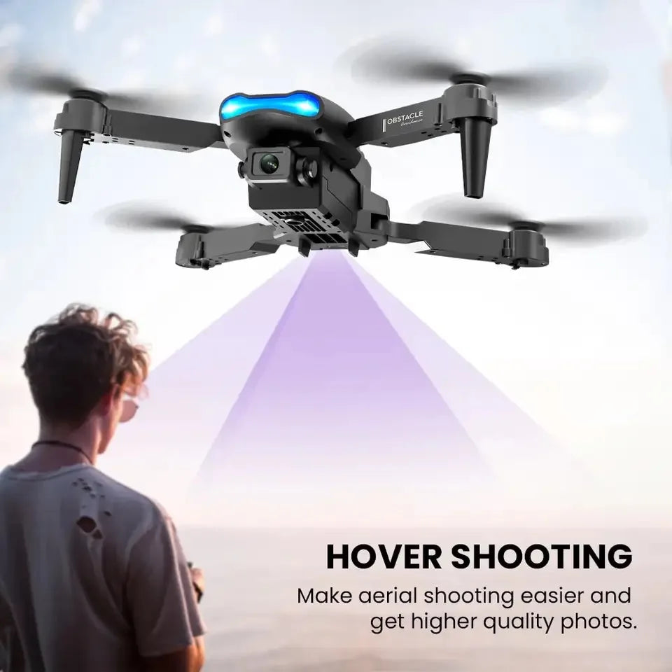 New Mini drone E99 4K WIFI HD camera FPV Foldable RC Aerial Photography quadcopter Toy Helicopter holiday gift for kids