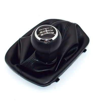 Car-styling 5 Speed Gear Shift Knob Stick Gaiter Boot Kit for AUDI A6 C5 1997-2001 A4 B5 1998-2000 A8 D2 5 GEARBOX 1996-2003