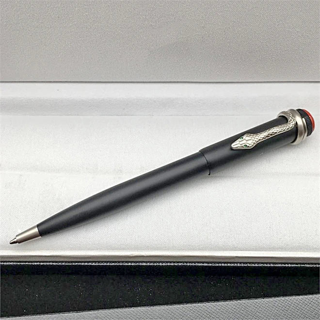 PPS Inheritance Series MB Red&Black Classic Fountain Rollerball Ballpoint Pen with Exquisite Snake Clip Writing Smooth