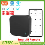 Tuya WiFi RF IR Remote Control 433MHz/315MHz For Smart Home Via SmartLife for Air Conditioner ALL TV Support Alexa,Google Home