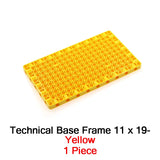 Technical Beam 3x5 with Ball Castor Joint 39370 Frame Liftarm 52629 Ball 19mm MOC Building Blocks EV3 SPIKE Robot Bricks Parts