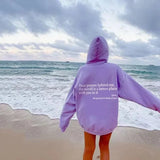 Autumn Y2k Pullover Hoode Women Young Lady Printed Letter Dear Person Behind Me Hoodie Plus Size Aesthetic Hoody Sweatshirt Tops