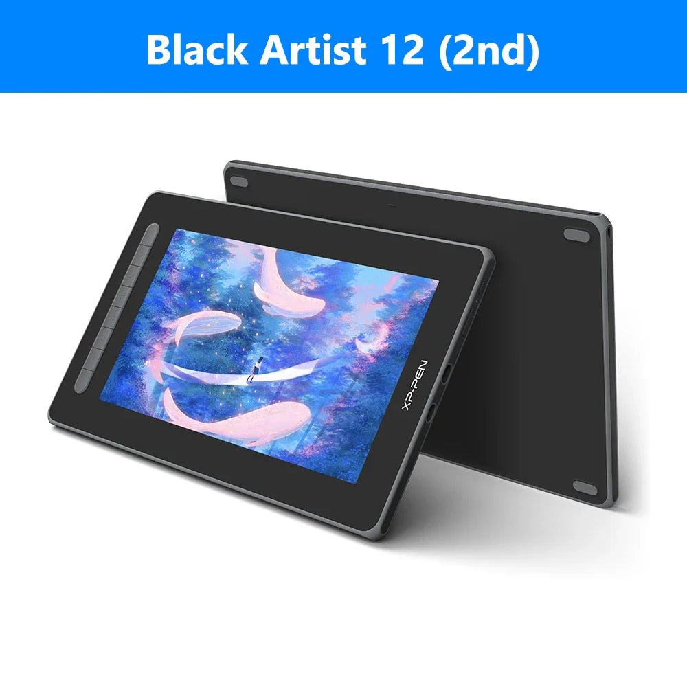 XPPen Artist 12 2nd Gen 12 Inch Graphic Tablet Monitor 8192 Levels 60 Tilt X3 Stylus Art Drawing Tablet For Android Windows Mac