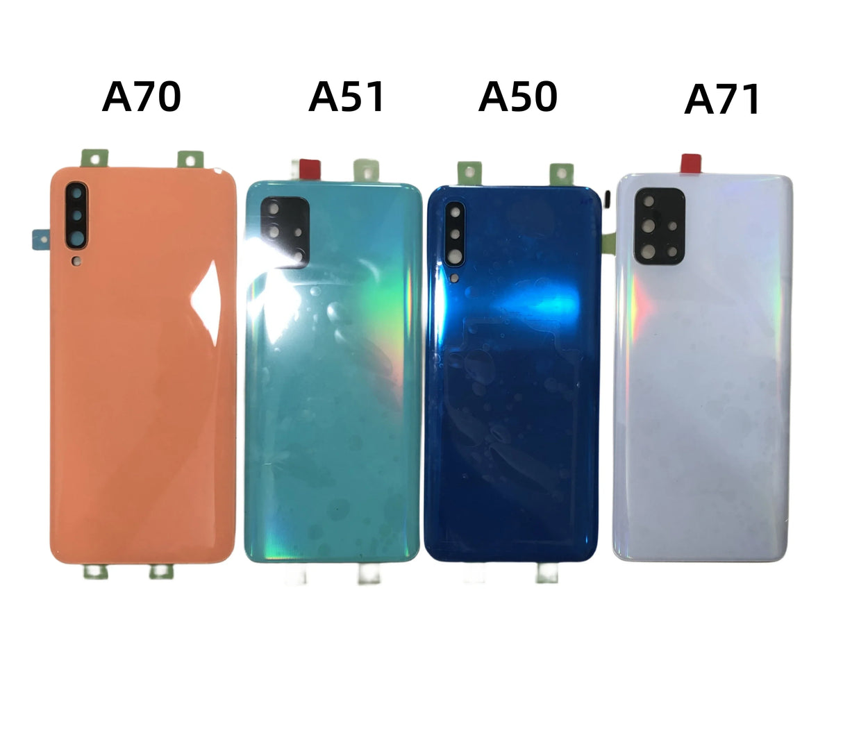 For SA Galaxy A50  A505 A70 A51 A515 A71 A715 Housing Case Middle Frame Cover+Battery Back Cover Rear Cover+Camera Lens