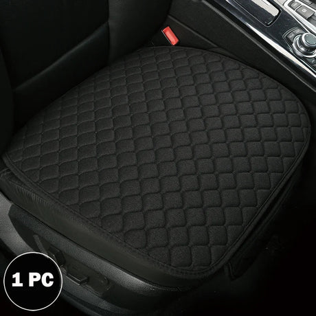 Summer Flax Car Seat Cover Linen Fabric Automobiles Seat Cushion Breathable Chair Protector Pad Mat Universal for Car Truck SUV