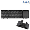 BOW Hebrew/Korea/Russia Wireless Folding Keyboard with Touchpad Rechargeable Foldable Bluetooth Keyboard for Tablet Ipad