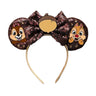 Chip and Dale Mickey Mouse Ears Headbands Women Aladdin Hair Accessories Kids Genie of The Lamp Hairband Girl Bow Headwear