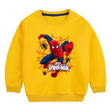 New Spring Autumn Children's Clothing Stitch Sweater Mickey Cartoon kids Sweatshirt boy Girl Long sleeved Pullover Sweatshirt