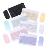 Rechargeable Tablet Wireless Bluetooth Keyboard Mouse Set For Laptop Phone iPad Samsung iOS Android Windows Green White Black