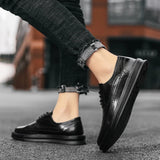 Men Dress Shoes White Leather Business Casual Shoes Brand Man Wedding Office Oxfords For Male Comfortable Walking Footwear