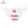 Custom pattern Man's Brand Swimming Briefs Low Waist Swimwear drop With Push-up Pad Sexy Shorts Trunks Boxers Summer Men's Swim