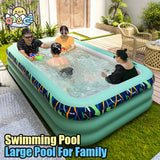 2M Large Swimming Pool Inflatable Pool Free Shipping Foldable Pools for Family Summer Water Games Water Play Toys for Kids Gifts