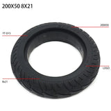 200x50 Solid Tire 8X2T for Speedway Mini 4 Pro Rear Wheel 8 Inch Electric Scooter Tire RUIMA Mini 4 Pro Rear Tire