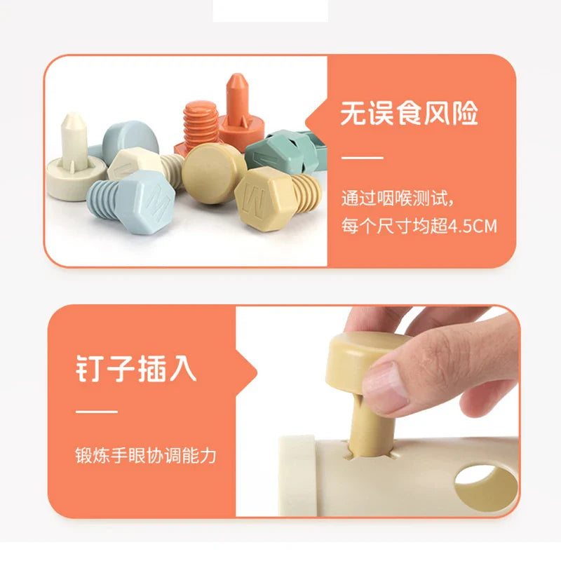Montessori Magnetic Toys for Children 4 To 6 Years Kids Drill Tool Educational Match Toy Fishing Game Matching Pretend Play Toy