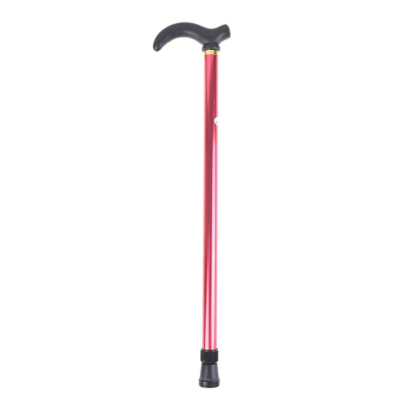 Adjustable Walking Stick Cane 2 Section Stable Anti-Skid Anti Shock  Crutch for Old Man Hiking