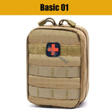 Tactical Molle First Aid Kit Survival Bag Emergency Pouch Military Outdoor Travel Waist Pack EDC Hunting Camping Lifesaving Case