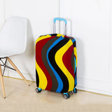 Suitcase Cover Stretch Travel Luggage Protector Fashion Elastic Luggage Case Dust Cover Suitcase Trolley Case Cover Organizer