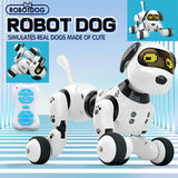 Programming Remote Control Dog Robots Toys Kids Girls Music Dancing Robotic Children Simulation RC Animals Boys Puzzle Smart Pet