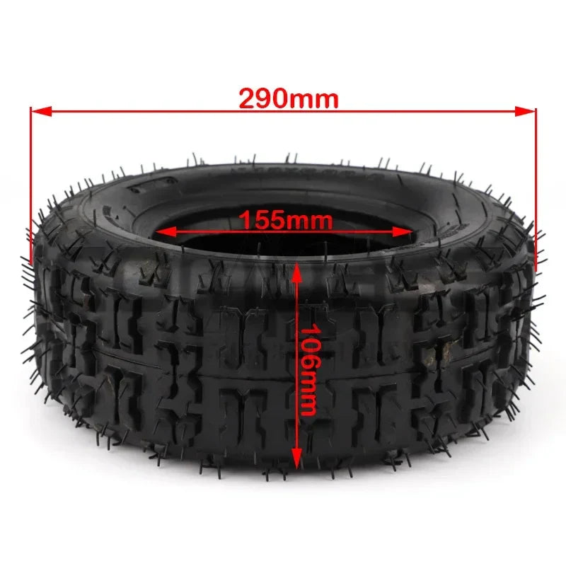 Front 4.10-6 Rear 13X5.00-6 inch hub tires Snow plow tires Butterfly tires 13*5.00-6 inch beach tires