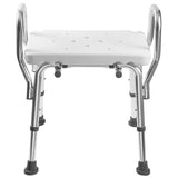 Shower Chair, 16-20"H, 19 x 13 Seat, 350 lb Capacity  Seat   Stool  Bathroom Chair   Furniture