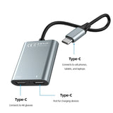 2 in 1 USB-C HUB PD100W&Data Transfer USB C Docking Station 10Gbps Multiport Adapter for AR Glasses Phone Tablet Laptop PC