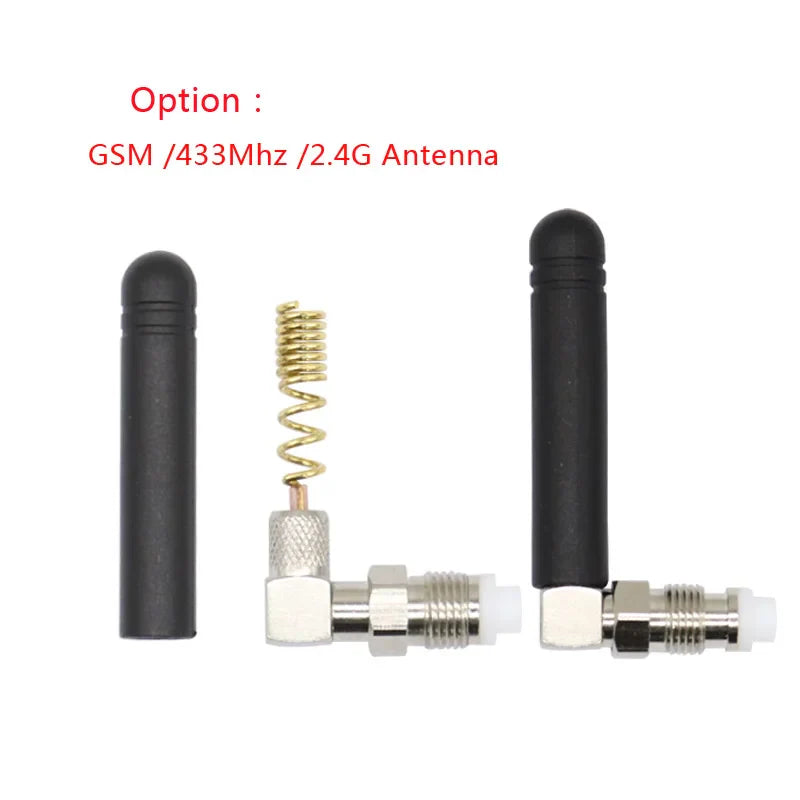 Omni Rubber Duck Mini WiFi Router Antenna for Communication with FME Female Connector, GSM Bend, 2.4G, 433Mhz