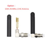 Omni Rubber Duck Mini WiFi Router Antenna for Communication with FME Female Connector, GSM Bend, 2.4G, 433Mhz