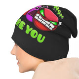 Geometric Dash Video Game App Fun Games Bonnet Hats Cool Outdoor Geometry Dash Skullies Beanies Hat Thermal Elastic Cap