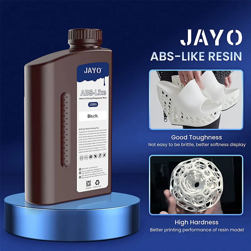 JAYO/SUNLU ABS-LIKE 3D Printer Resin 1KG 405nm Liquid Rapid UV Curing For LCD Photopolymer Resin 3D Printing Material