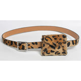 Autumn and Winter Fashion Decoration Women‘s  Belt Bag Trend Leopard Personalised Waist Seal Clothing Accessories Fluffy Belt