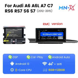 MN-X Car Video Radio Player For Audi A6 A6L A7 2012 - 2019 Android Intelligent Systems Wireless Carplay Auto DSP 4G LTE