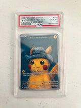 Diy Pokemon PSA Pikachu Charizard Venusaur Mew Collection Card PTCG Copy Version 10Points Rating Card Anime Game Cards Gift Toy