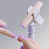 1 Pcs Nail Art Phototherapy Holder Dryer Machine Uv Light Lamp Bracket Rotatable Foldable Mobile Phone Can Be Placed