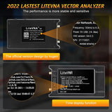 Newest NanoVNA Spectrum analyzer LiteVNA 50kHz-6.3GHz Vector Network Analyzer Antenna Analyzer Support Data Storage litevna 64