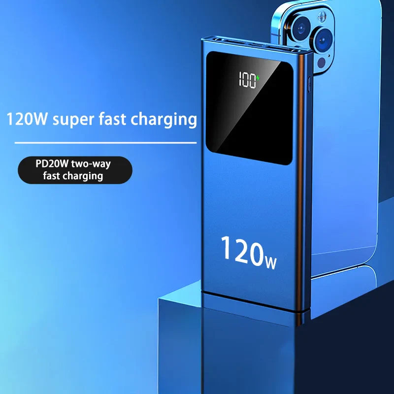 Xiaomi 200000mAh Power Bank Super Large Capacity 120w Super Fast Charging Portable External Battery Mobile Phone Accessories