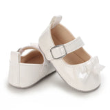 Cute White Lace Baby Girl Princess shoes  Baby Moccasins Moccs Shoes Bow Fringe Rubber Soled Non-slip Footwear Crib Shoes