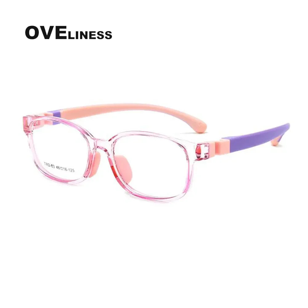 Kids Glasses Myopia Optical Eyeglasses Glasses Frames for Boy Girl TR90 Prescription Children’s Glasses Eyewear Spectacles