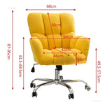 Nordic velvet Office Chairs Home Backrest Computer Chair Modern Office Furniture Dormitory Lifting Rotate Lazy Sofa Gaming Chair