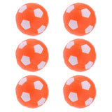 6 Pieces Foosball Table Football Round Indoor Games Plastic Soccer Balls for Foosball Machine Fussball Sport Gifts 36mm