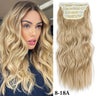 4Pcs/Set 20Inch Synthetic Hair Clip In Long Wavy Thick Hairpieces For Women Full Head Synthetic Hair Extensions Ombre Hairpieces