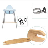 Baby Highchair Foot Rest Footrest Baby Natural Bamboo Baby Highchair Foot Rest High Chair Footrest With Rubber Rings