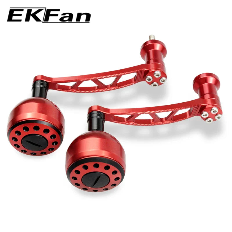 EKFAN CNC Alloy Alluminum Handle & Knob 83MM For SHI&DAI 1000-5000 Spinning Reel Handles Tackle Accessory